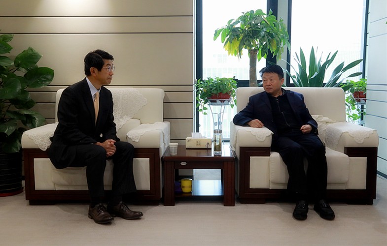 熊良虎会见日本康肯工程技术公司中村建 熊良虎会见日本康肯工程技术公司中村建
