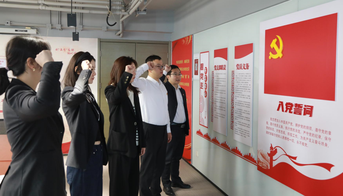 陕西BC贷集团总部党委进行新党员入党宣誓典礼 陕西BC贷集团总部党委进行新党员入党宣誓典礼
